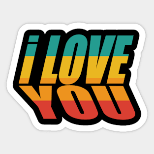 i LOVE YOU Sticker